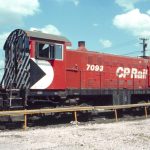 CP 7093 shows how the scheme was applied on the backs of MLW S-series units.